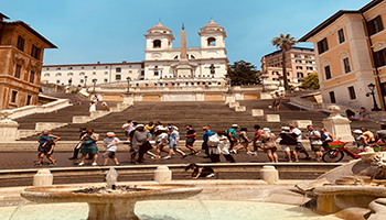 The Spanish Steps in Rome